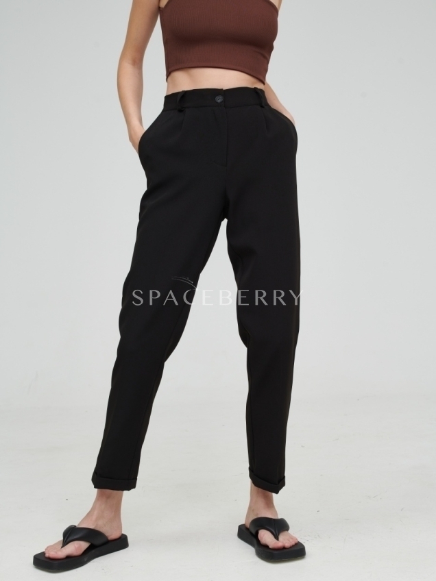 Женские зауженные брюки, штаны классика